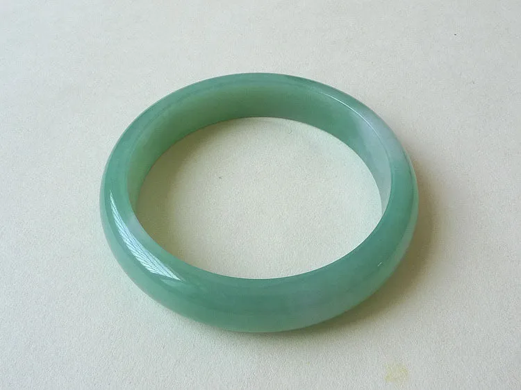 Natural Jade Bangle Jadeite Bangle Internal Diameter 57.7mm BER356