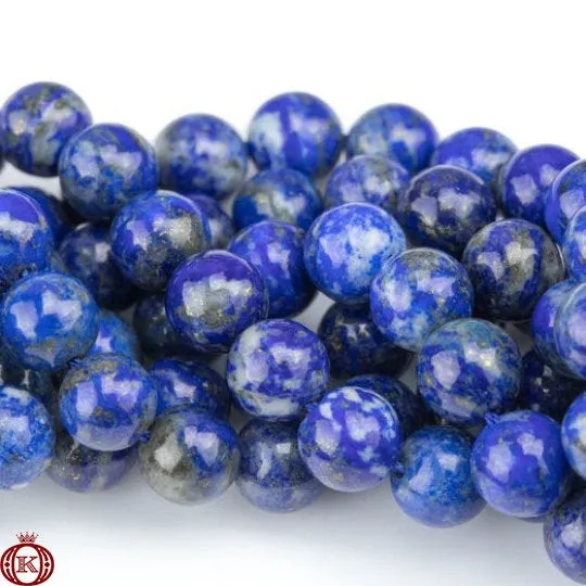 Natural Lapis Lazuli Beads Smooth Round