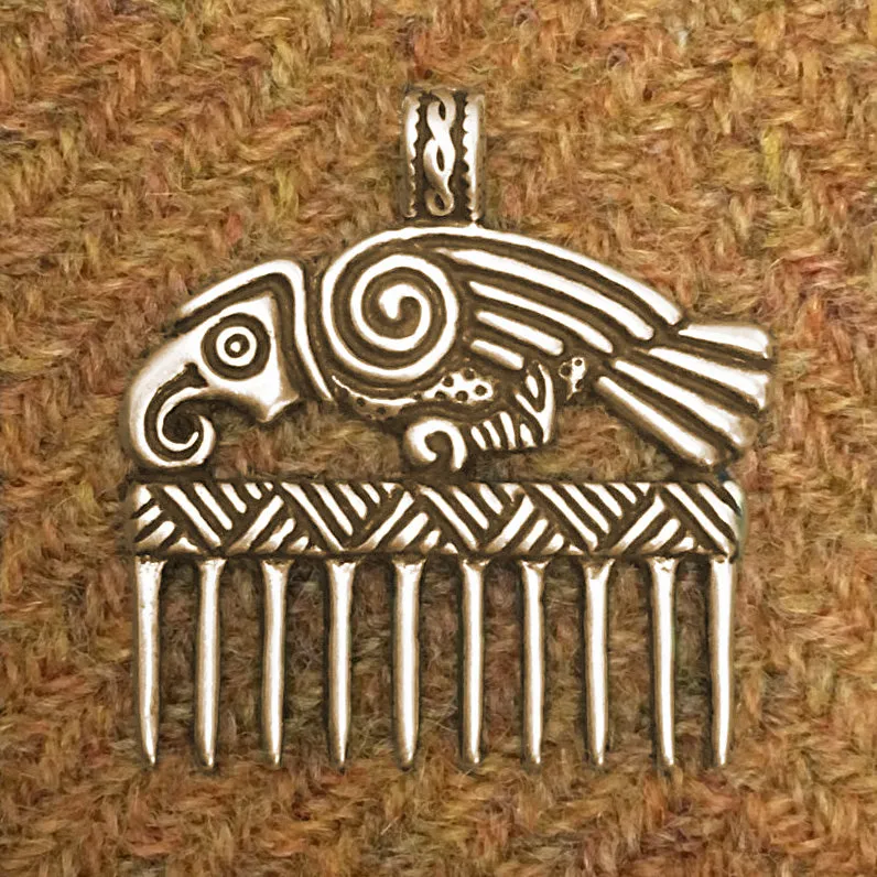 Norse Raven Beard Comb