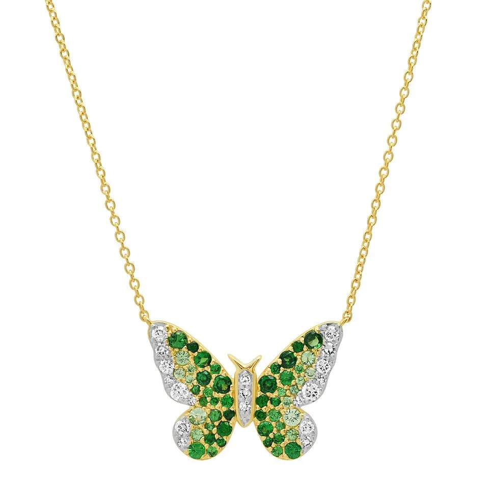 Ombre Butterfly Necklace