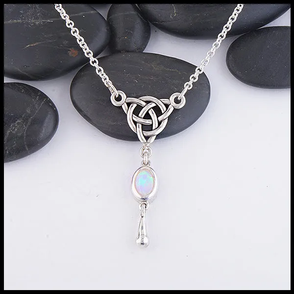 Opal Dew drop Necklace