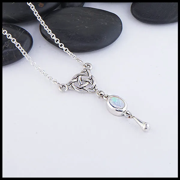 Opal Dew drop Necklace