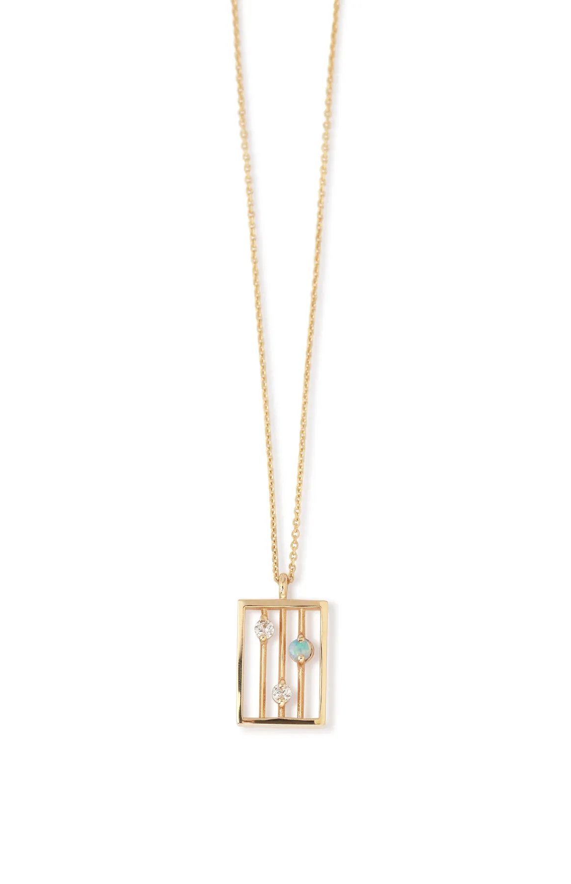 Opal Drift Necklace by WWAKE