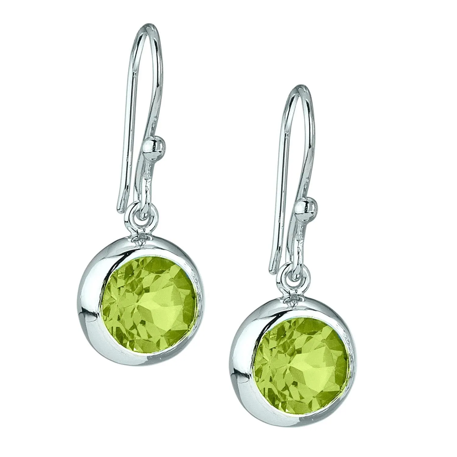 "Meadow Green" Peridot Drop Earrings