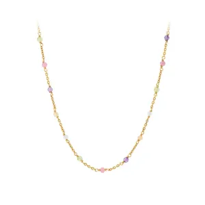 Rainbow Necklace - Gold - Pernille Corydon