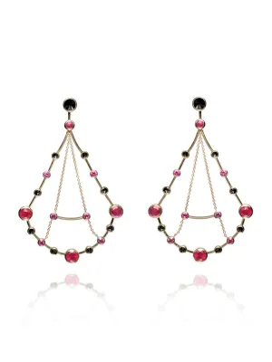 Ruby Drop Earrings