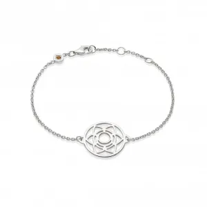 Sacral Chakra Chain - Silver Bracelet CHKBR1009