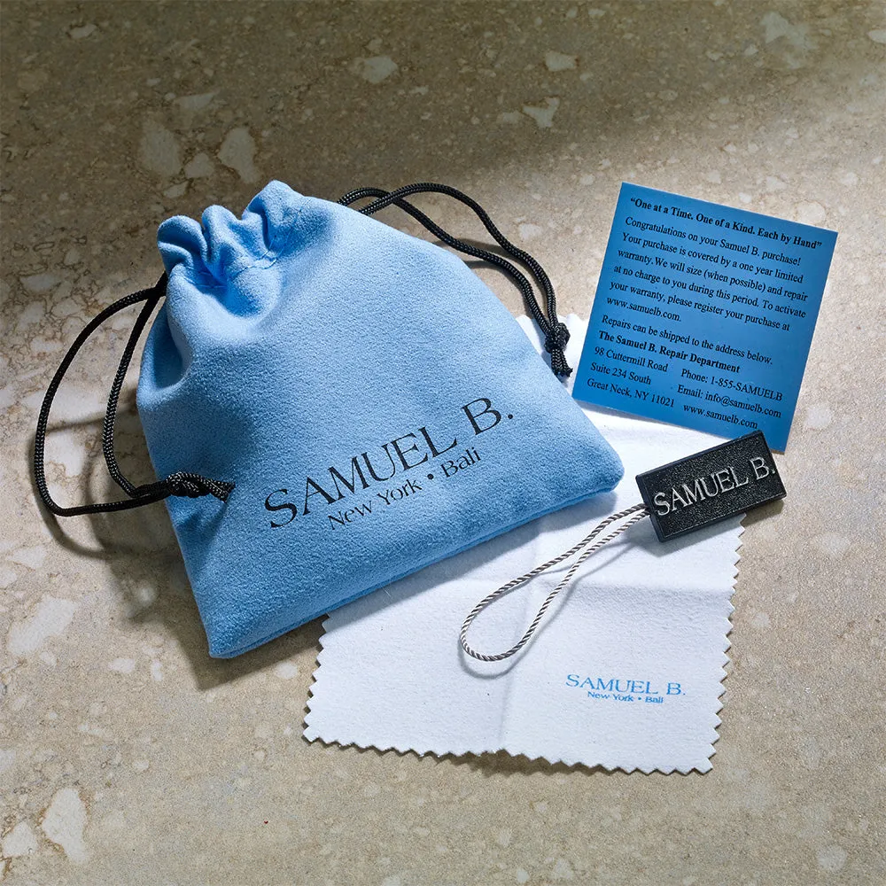 Samuel B. Aquamarine Birthstone Glow Necklace - March