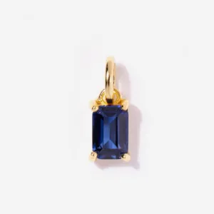 Sapphire Necklace Charm