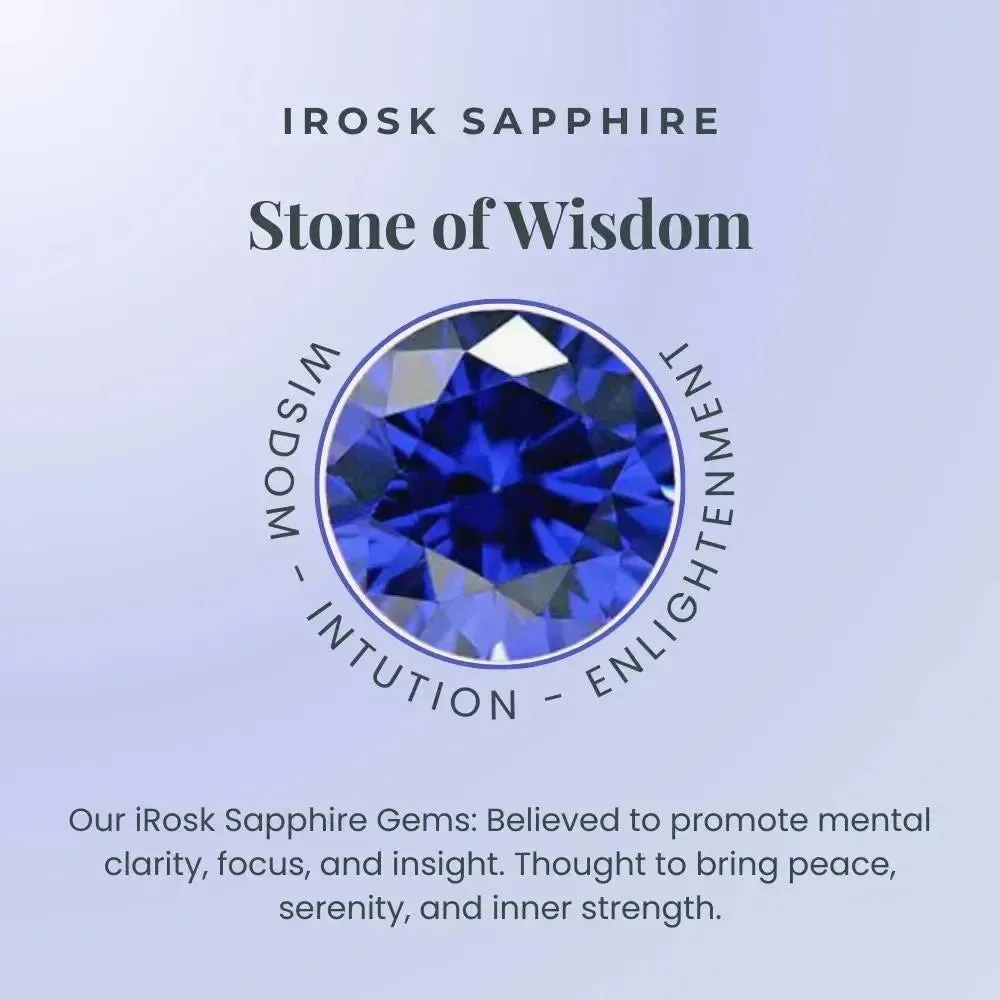 Semi Bezel Set Sapphire Necklace - Irosk®