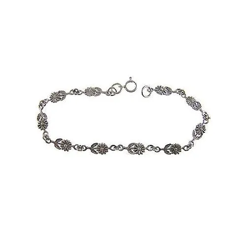 Silver Flowers Bracelet