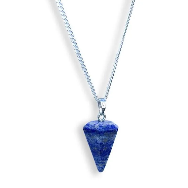 Single Point Gemstone Necklace