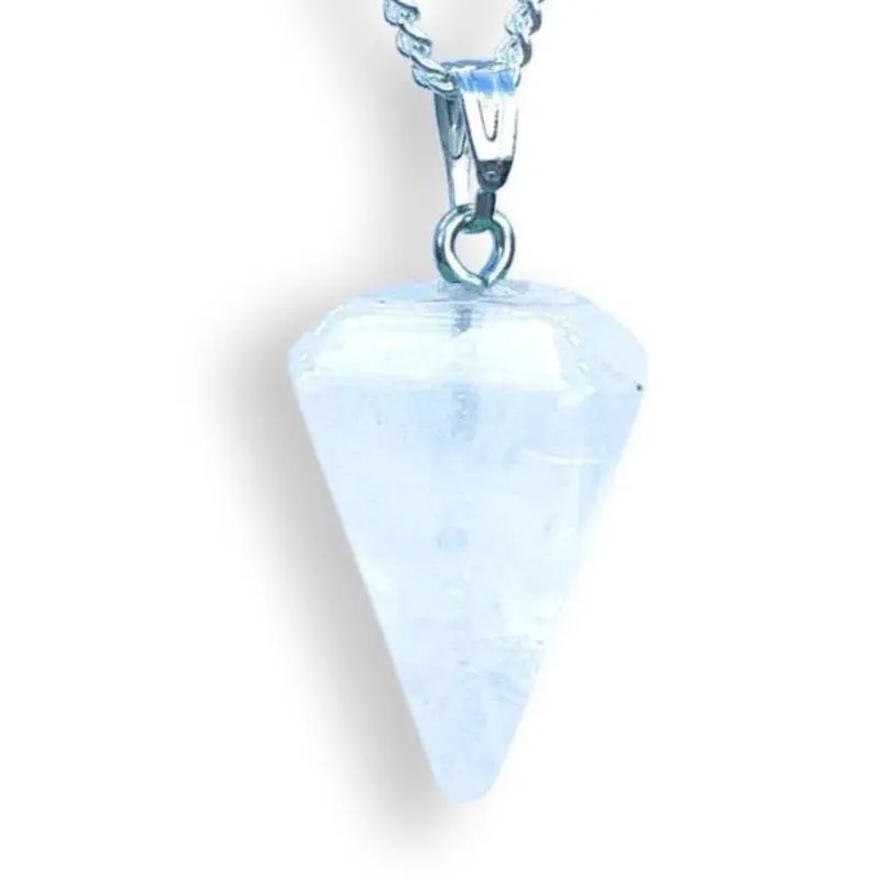 Single Point Gemstone Necklace