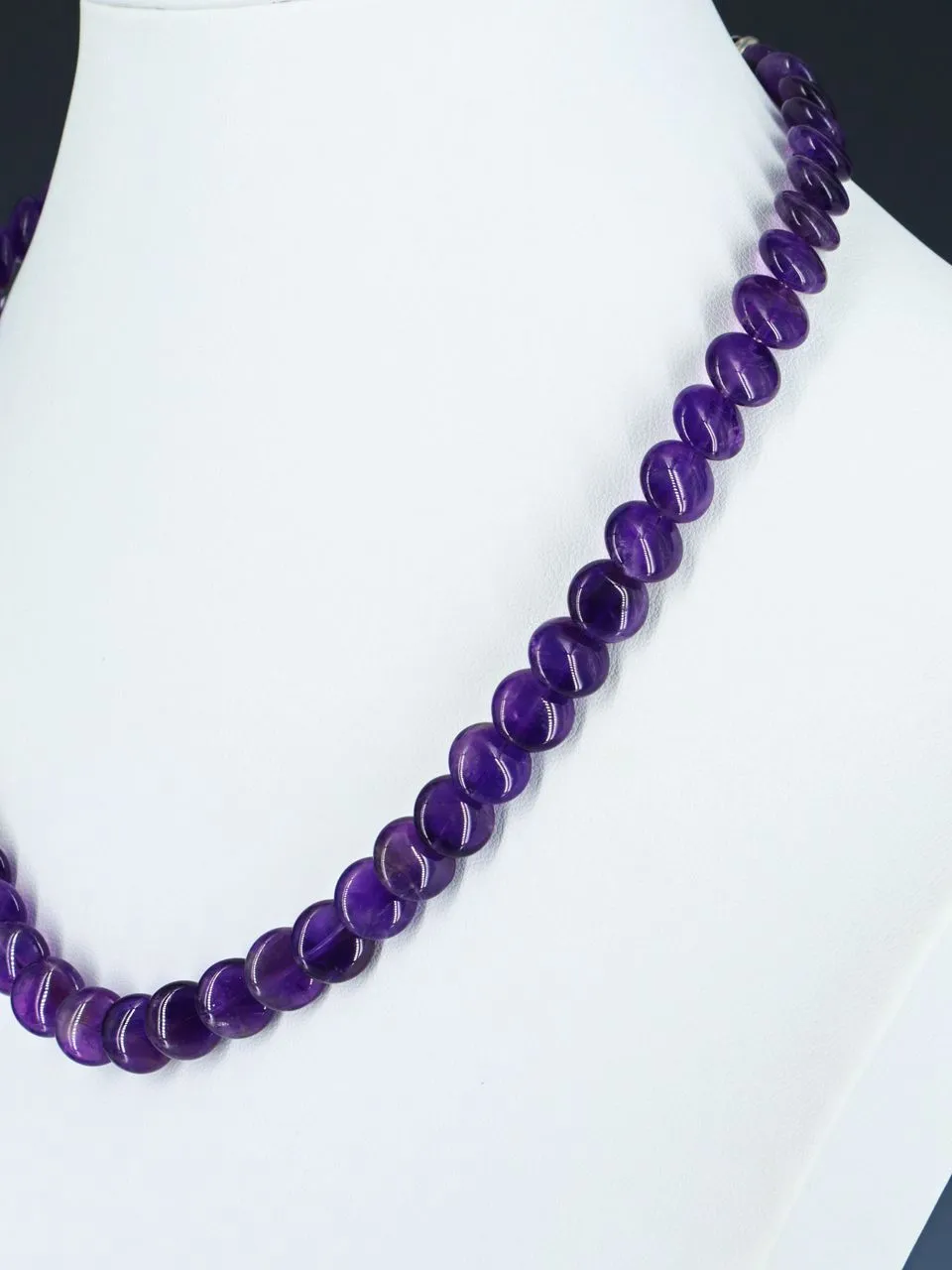 Single Strand Amethyst Necklace