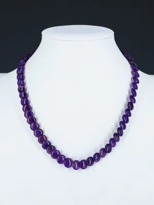 Single Strand Amethyst Necklace