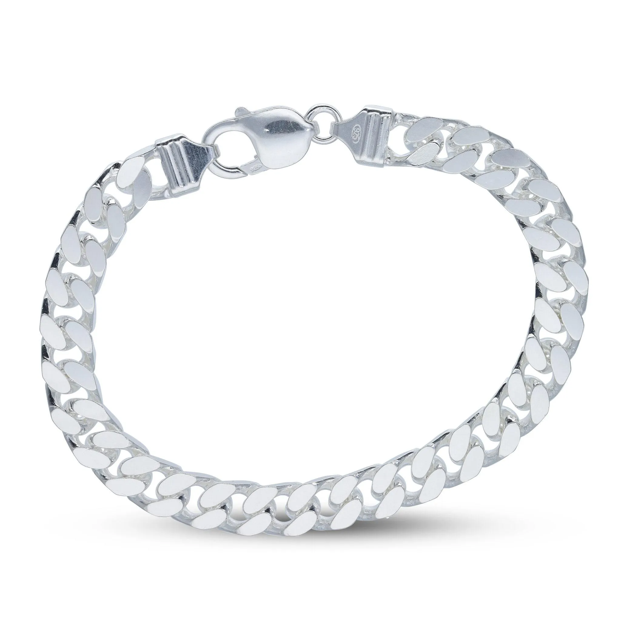 Sterling Silver Curb Bracelet