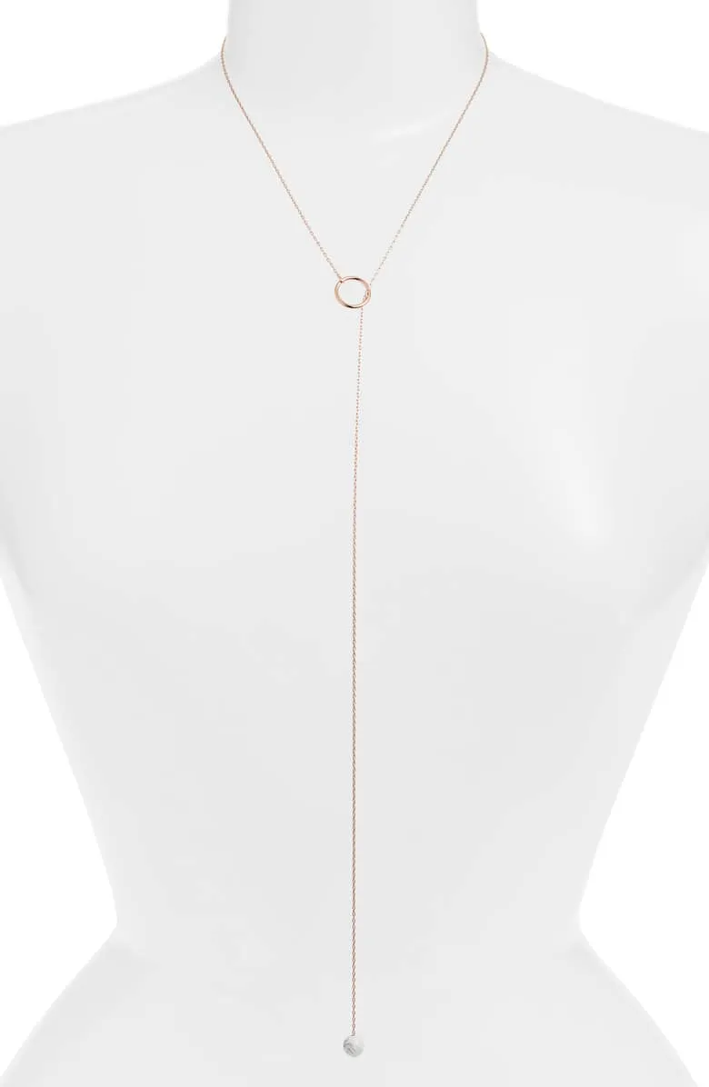 Tessa Delicate Lariat Necklace | More Colors Available