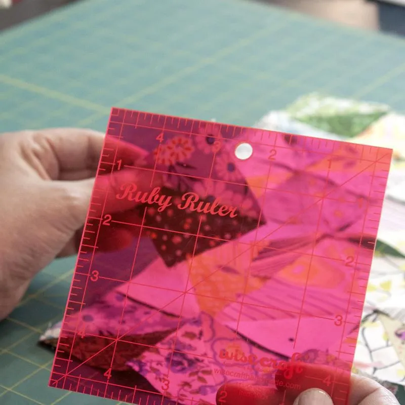 Tools - Ruby Ruler for Quilters by Wise Craft