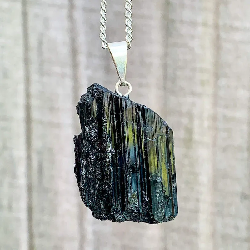 Unpolished Raw Stone Necklace