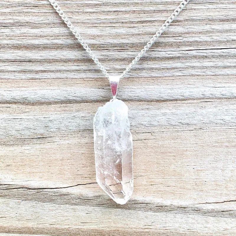 Unpolished Raw Stone Necklace