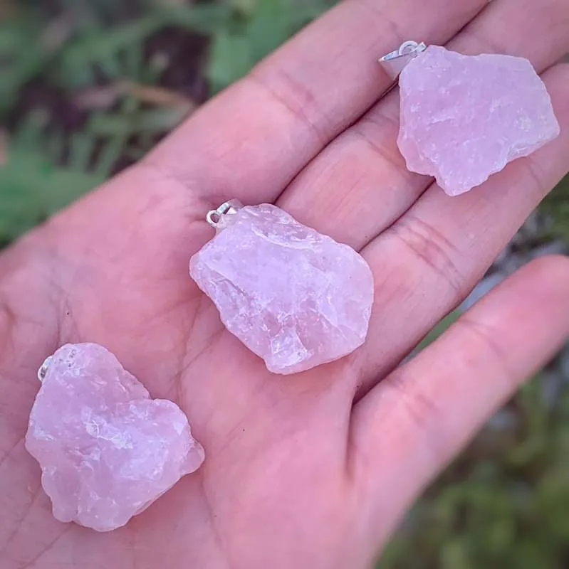 Unpolished Raw Stone Necklace