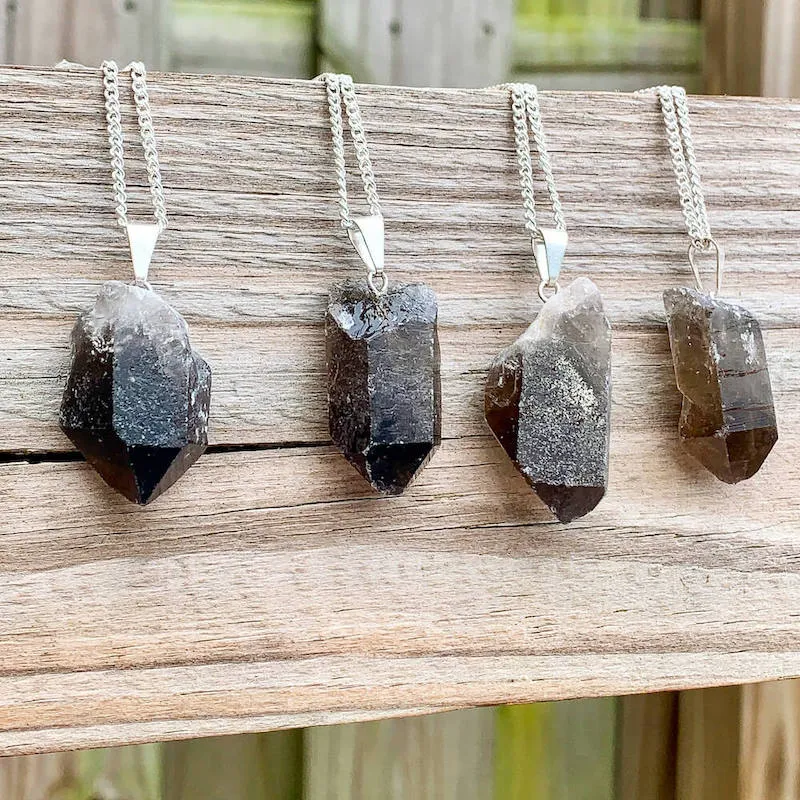 Unpolished Raw Stone Necklace