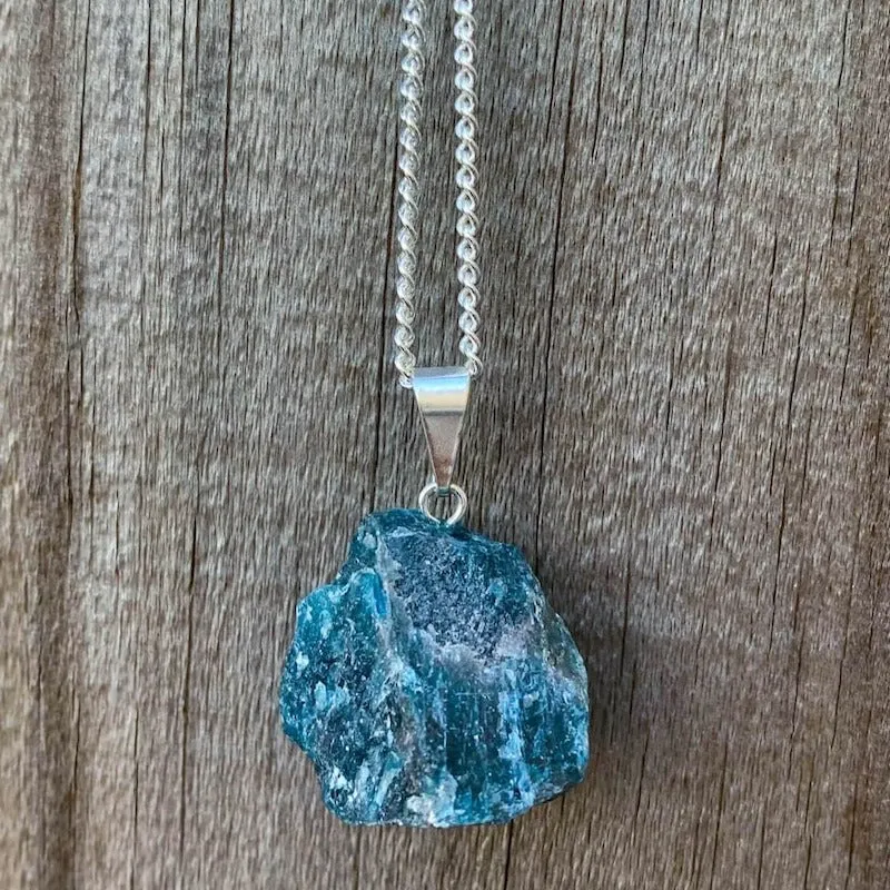 Unpolished Raw Stone Necklace