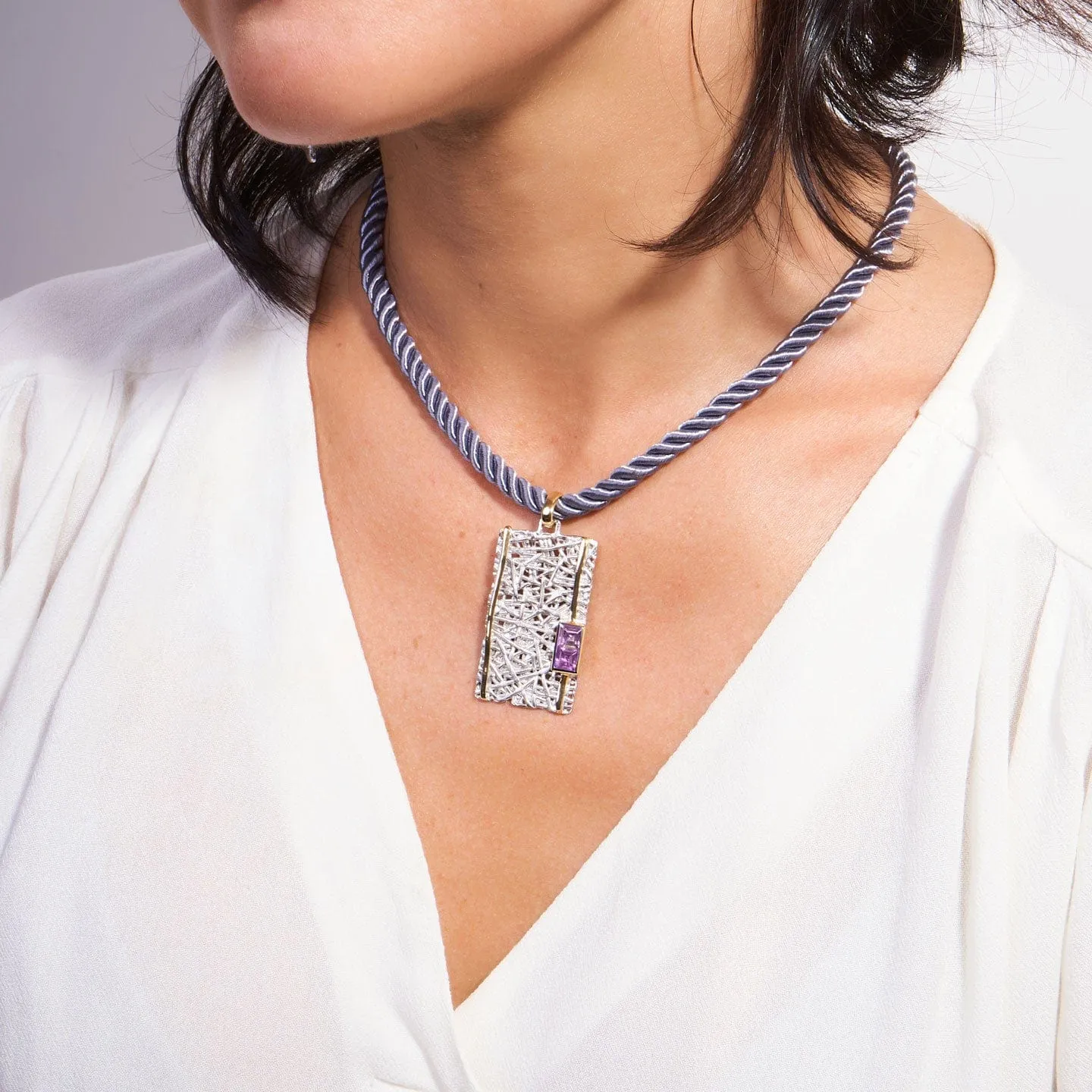 Verina Amethyst Pendant